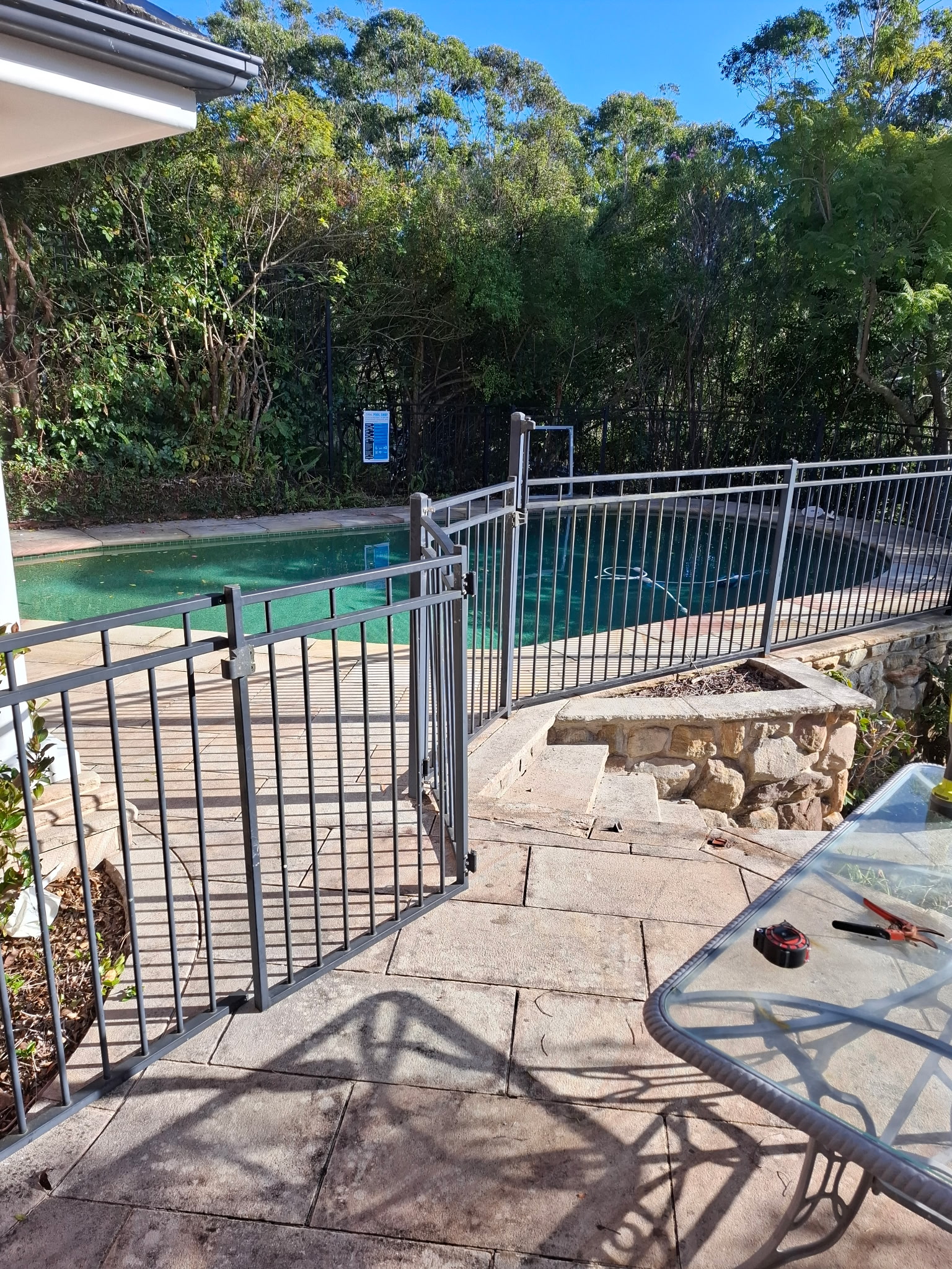 Pool safety fencing